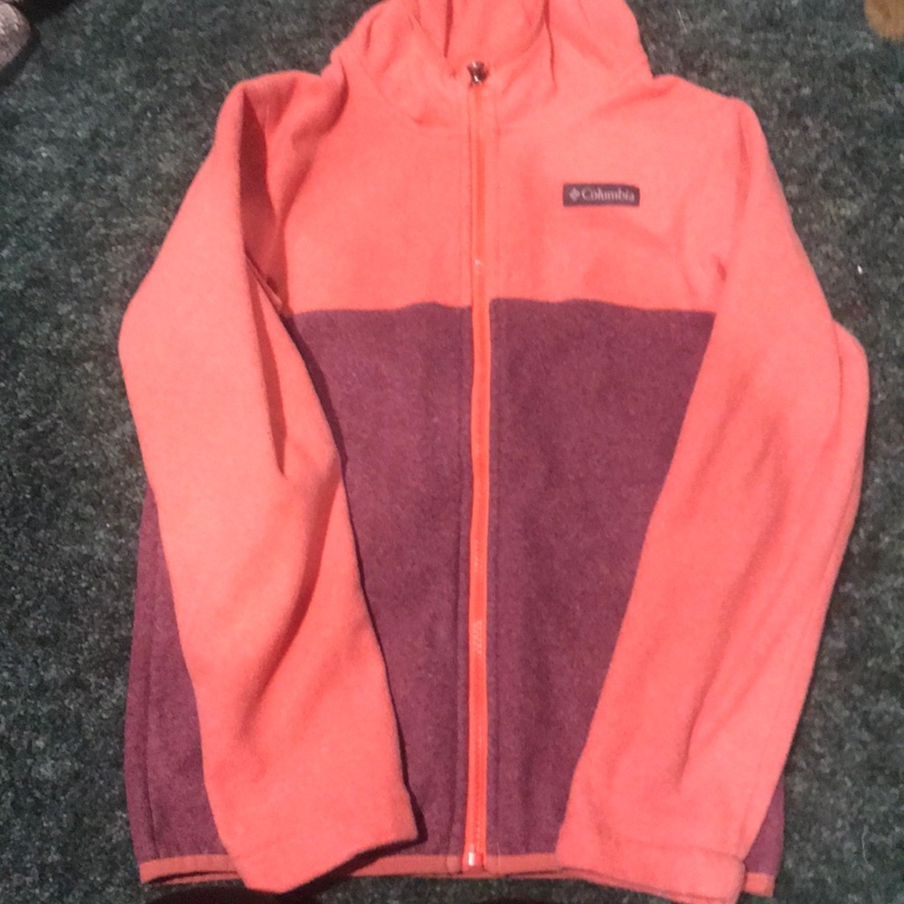 Columbia zip up fleece hoodie